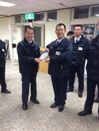 卸任實習中隊長溫宗哲